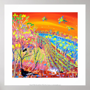 Art Print: Banrock Station Wetland Wildlife. Poster