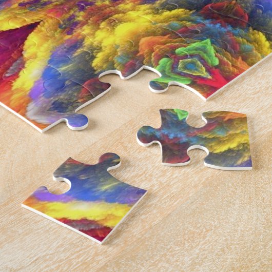 Art psychédélique Coloré Fun Jigsaw Puzzles (Côté)