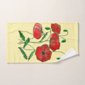 Art Red Poppy (Serviette à main)