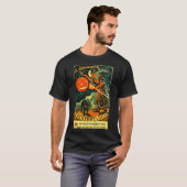  Art Retro Halloween Witch T-shirt (Voorkant volledig)