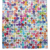 Art rétro Peinture arc-en-ciel rideau douche (Devant)