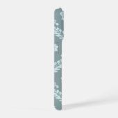 Art Rococo Damassé I Bleu de Canard Œuf+Turquoise (Côté droit)
