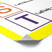 Art Room Regels. Poster (Hoek)