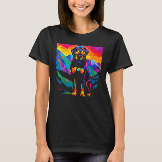 Art Rottweiler Dog T-shirt