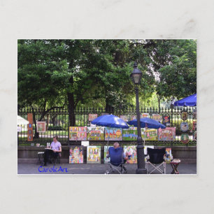 "Art Scene" NOLA Briefkaart