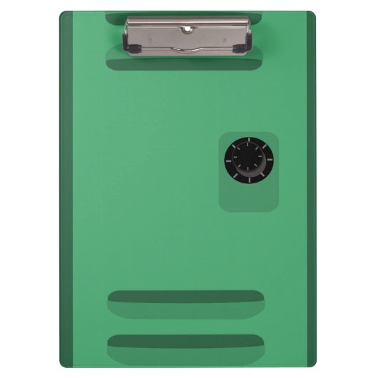 Art School Locker Fun Memories Cartoon Klembord (Voorkant)