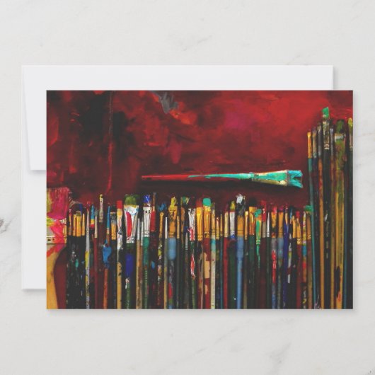 Art Show Invitation Kaart (Voorkant)