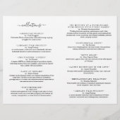 Art Show programma voor atelier, school, etc. Flyer (Achterkant)