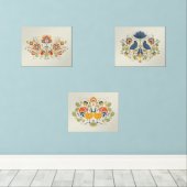 Art Simple Fleurs Folk Slaves (Parquet)
