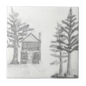 Art Sketch-keramische Tegel Tegeltje (Voorkant)