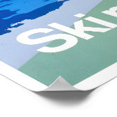 Art Ski Nautique Affiche Rétro Impression Maison V (Coin)