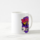 Art Skull met Burn-out Koffiemok (Voorkant rechts)
