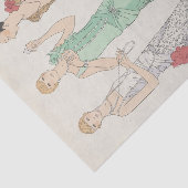 Art, Smaak, Beauty, 1929 Tissuepapier (Detail)