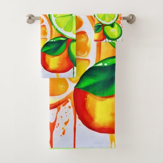 Art Splash de Fruits Citriques Vibrants (En situation)