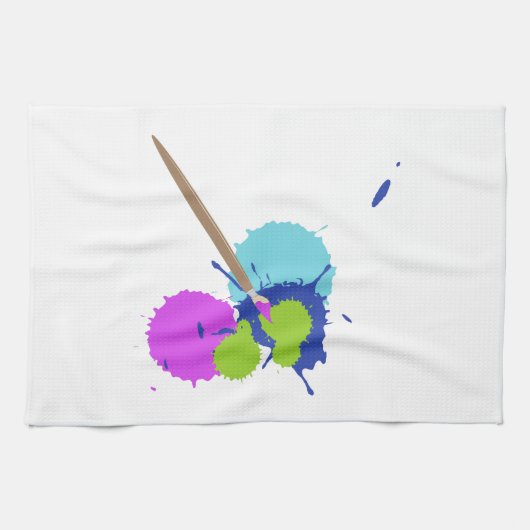 Art Splatter Theedoek (Horizontaal)