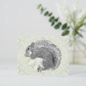 Art Squirrel Briefkaart (Staand voorkant)