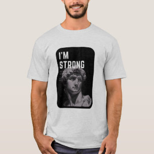 Art Sterft Nooit T-shirt David Beeldhouwwerk