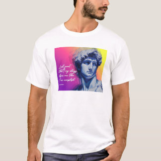 Art Sterft Nooit T-shirt | David Beeldhouwwerk