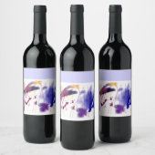 Art strokies Étiquette de nourriture et de boisson (Bouteilles)