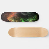 Art Stucco Mosaic Nebula Cluster Skateboard (Horz)