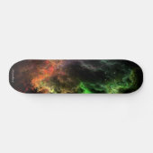 Art Stucco Mosaic Nebula Cluster Skateboard (Horz)
