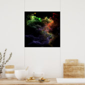 Art Stucco Poster de la grappe Nebula (Cuisine)