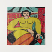 Art Studio voegt tekst toe, tapijt Wandkleed (Voorkant)