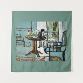 Art Studio voegt tekst toe, tapijt Wandkleed (Voorkant)