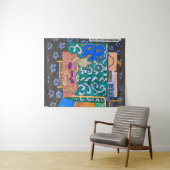 Art Studio voegt tekst toe, tapijt Wandkleed (In Situ (horizontaal))