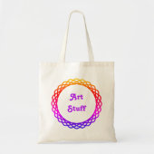 Art Stuff Tote Bag (Voorkant)
