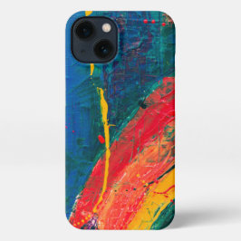 Art Style iPhone 13 Case – Colorful Abstract Desig Hoesje
