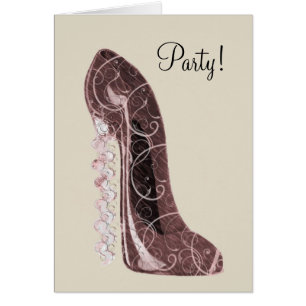 Art stylet floral de chaussure