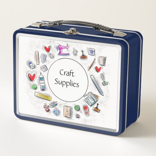 Art Supplies Metalen Lunchbox (Voorkant)