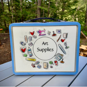 Art Supplies Metalen Lunchbox