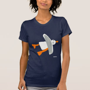 Art T-Shirt: Sluitvormig voor- en achterontwerp T-shirt