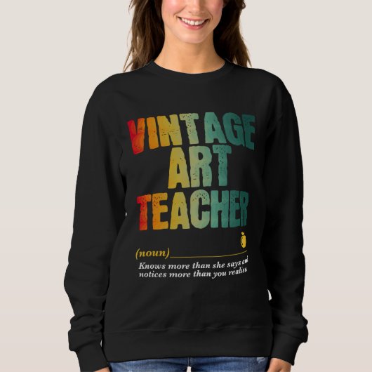 Art Teacher Appreciation Week Back to School  3 Trui (Voorkant)