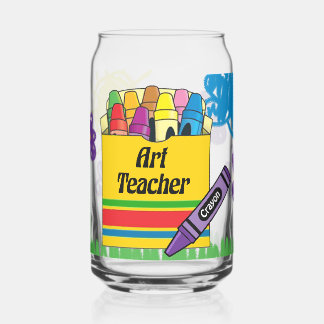 Art Teacher Blikvorm Glas