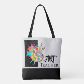 Art Teacher | Canvas tas palet schilder (Achterkant)