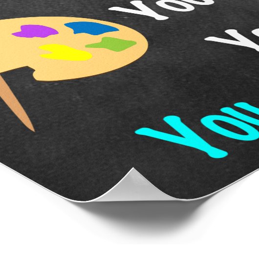 Art Teacher Classroom Poster (Coin)