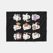 Art Teacher Ghost Halloween Artists Painter Teache Fleece Deken (Voorkant (Horizontaal))