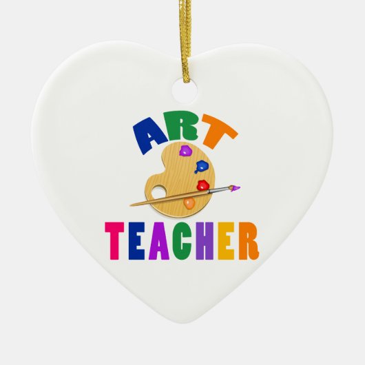 Art Teacher Keramisch Ornament (Voorkant)