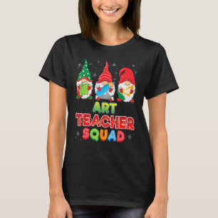 Art Teacher Squad Kerstmis Gnomes Gnome Sweater U T-shirt