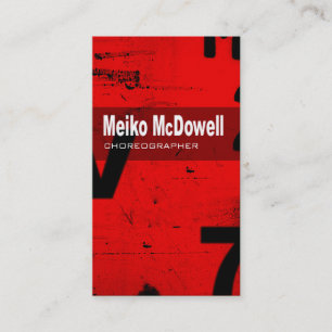 Art Tech Visitekaartje "Choreographer"