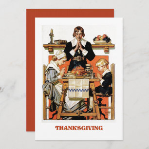 Art Thanksgiving Invitaties Kaart