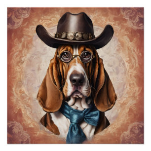 Art The Basset Hound Perfect Poster