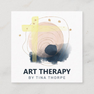 Art Therapy Abstract Square Visitekaartje