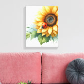 art tournesol - Toile emballée (Insitu(Salon))