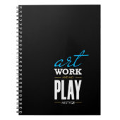 Art, travail et pas de Carnet de jeu (Devant)