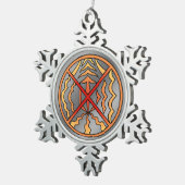 Art tribal Ornements de Noël Éléments Décoration (Vue impression)