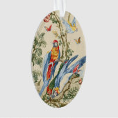 Art Tropical Antique de Perruche et de Papillon (devant)